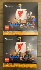 NEW! Lot of 2 Lego SEA SERPENT Sets 40912, GWP, One box has a damaged corner
