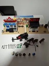 Vintage LEGO SYSTEM 6965 WESTERN GOLD CITY JUNCTION  complete with Instructions