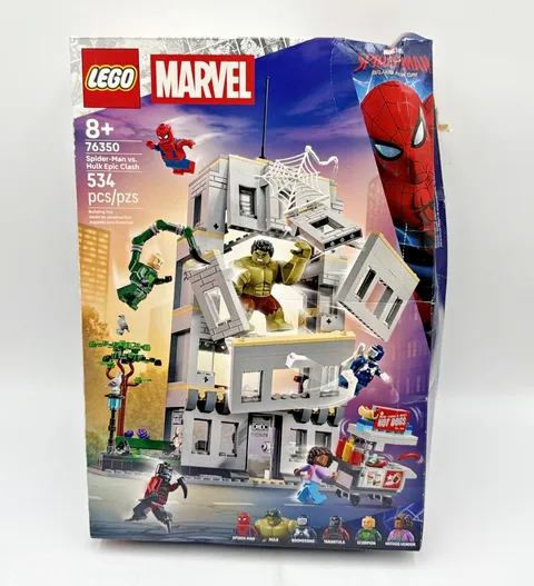 LEGO Marvel 76350 Spider-Man vs. Hulk Epic Clash - READ
