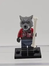 Lego CMF Series 14: Wolf Guy Minifigure (71010) 100% Complete 2015 Retired