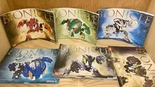 Lego Bionicle Manual Lot (6) 8560 8561 8562 8563 8564 8565