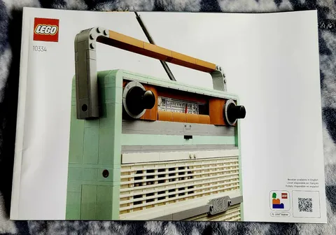 LEGO Icons Retro Radio 10334 Instruction Manual Booklet Book Only