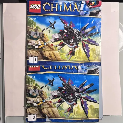 LEGO LEGENDS OF CHIMA: Razar's Chi Raider (70012) - INSTRUCTIONS ONLY