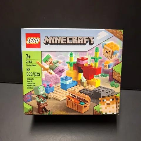 LEGO Minecraft 21164 The Coral Reef  New Factory Sealed 7+