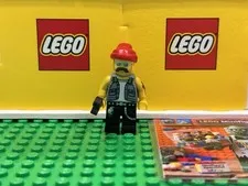 Lego Motorcycle Mechanic Minifigure Collectible Series 10 71001 CMF HTF Lot 
