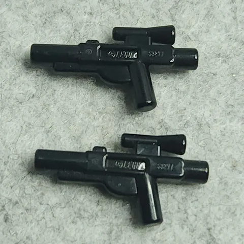 LEGO 58247 Minifigure Weapon Gun Blaster Star Wars Standard Black x2 Genuine