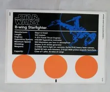 Lego STICKER SHEET for 10227 B-Wing Starfighter UCS,  New & Genuine