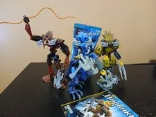 Bionicle Barraki Lot: Takadox, Carapar, Kalmah all complete