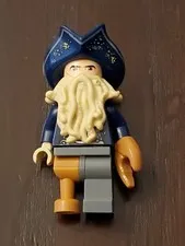 LEGO Davy Jones poc031 in great condition (from set 4184) GENERIC HEAD