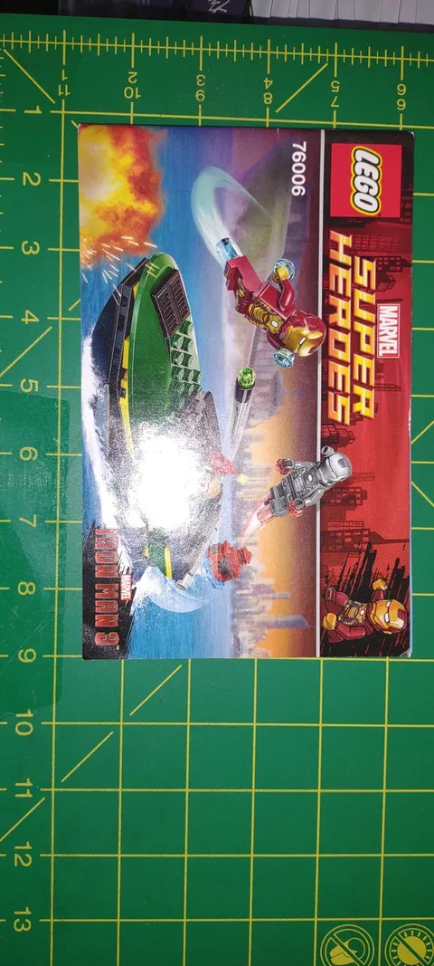 LEGO Marvel Super Heroes 76006 Iron Man 3 Instruction Manual Booklet Art