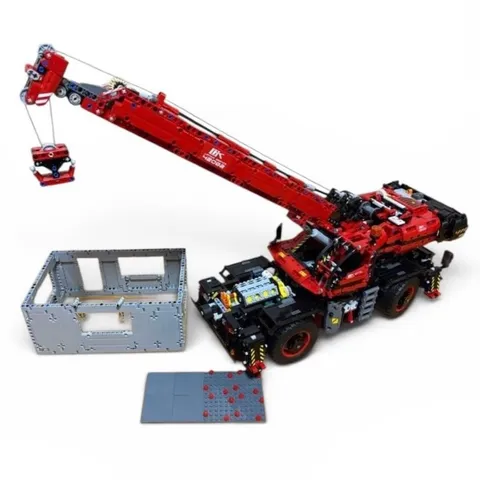 LEGO Technic Rough Terrain Crane 42082 In 2018 Used Retired As Is