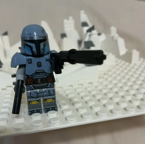 LEGO Star Wars Paz Vizsla Minifigure 75319 Mandalorian With Pack