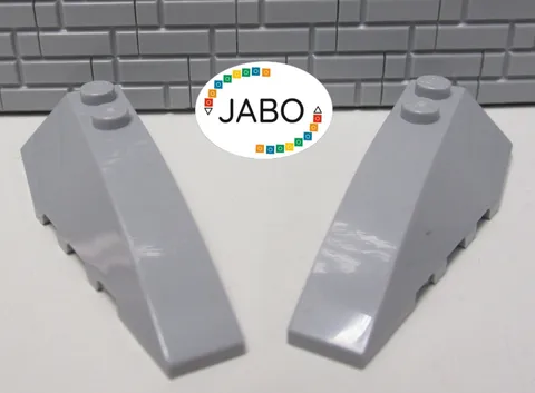 (P14/1/2) LEGO 41747 + 41748 Keilstein Wing 6x2 new light gray 10178 7676 6209