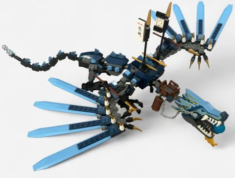 Lego Ninjago 2521 Lightning Dragon Battle DRAGON ONLY 99% Complete
