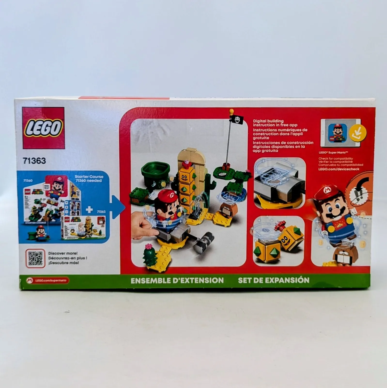 LEGO Super Mario #71363 Desert Pokey Monty Mole Expansion Set Sealed 