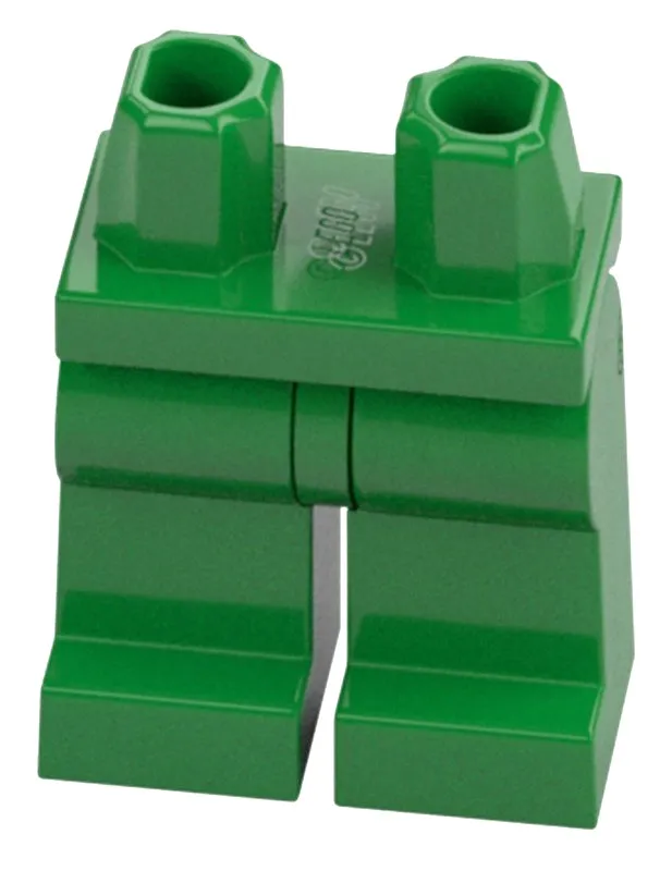 LEGO New Castle FORESTMEN Minifigure LEGS Green Jeans Pants Plain Body Part D537