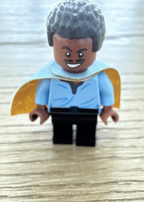 Lando Minifigure From Cloud City Set 75222 *SUPER RARE Coiled Hair*