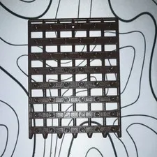 LEGO Star Wars Rancor Pit 1 x12 x16 Portcullis Door, Brown