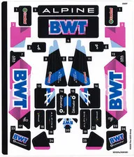 LEGO STICKER SHEET 77248 BWT ALPINE F1 TEAM A524 from set New