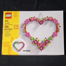 LEGO Heart Ornament 40638 Building Set, 254 Pieces Age 9+ (2023 Plastic)