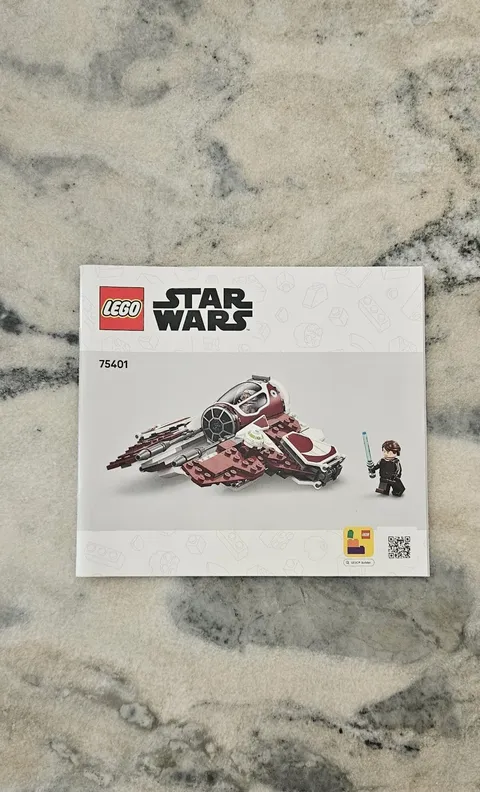 Lego 75401 Star Wars Ahsoka's Jedi Interceptor Instruction Manual Only