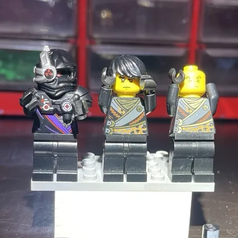LEGO The LEGO Ninjago Movie Minifigures Lot of 3 w/ Helmet & Extra Torso 70723