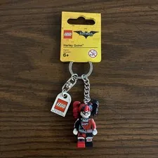 LEGO The Batman Movie Harley Quinn Mini Figure Keychain 853636 Retired