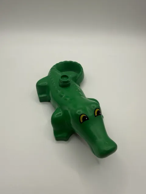Lego Duplo GREEN ALLIGATOR CROCODILE Animal Zoo replacement piece