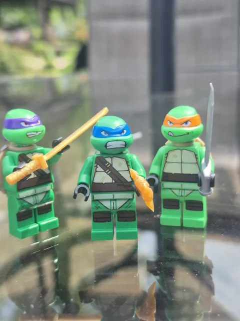 🐢 LEGO Teenage Mutant Ninja Turtles LOT 3 Minifigures 