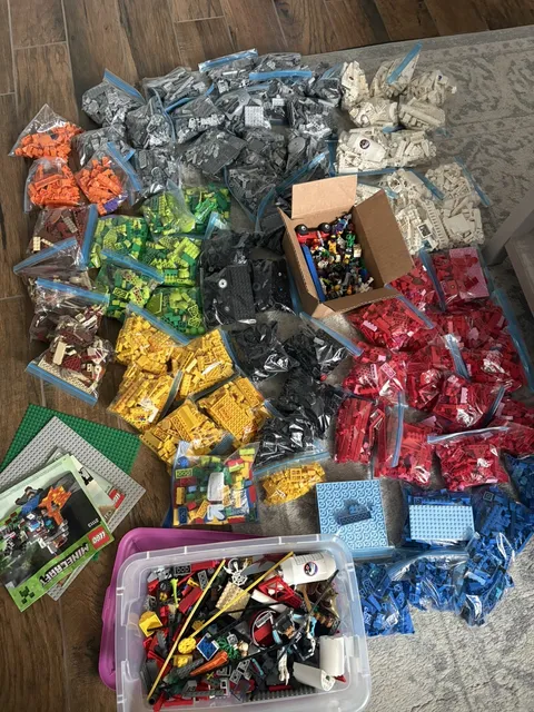 Little Under 40LBS Of LEGO Mix Bulk Pieces From Collection 2012-2026
