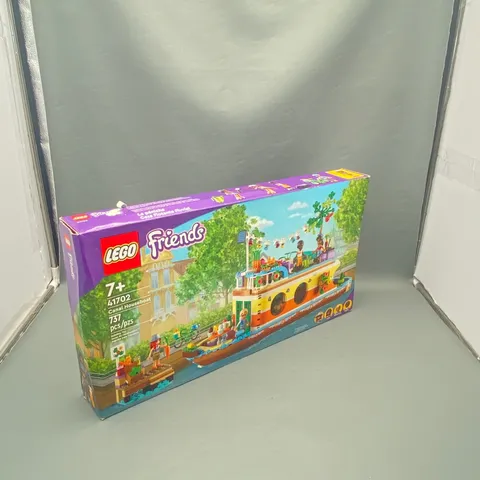 LEGO Friends Canal Houseboat (41702) New Sealed Box Retired 737pcs 4 Figs