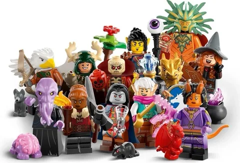 Complete Set of (12) Lego Dungeons and Dragons D&D Minifigures 71047 New Sealed