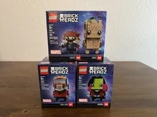 LEGO BRICKHEADZ (41606, 41607, 41626) Star-Lord, Gamora, Rocket, Groot BRAND NEW