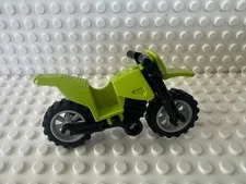 LEGO Motorcycle Dirt Bike (Long Fairing Mounts) Light Bluish Gray Wheel 50860c11