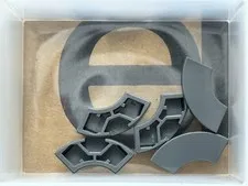 LEGO Parts - Dark Bluish Gray Tile, Round Corner 2 x 2 - No 27925 - QTY 5