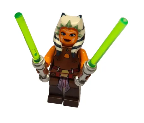 LEGO Star Wars Minifigure Ahsoka Tano From Set 75046 With 2 Lightsabers