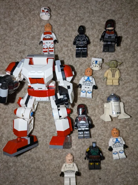 Lego Star Wars Clone Airborne Storm Trooper Minifigure LOT