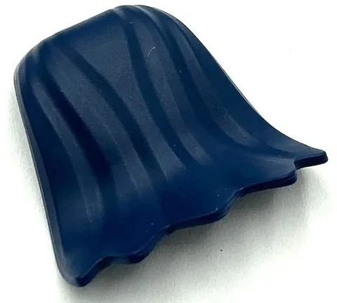 Lego New Dark Blue Minifigure Cape Flexible Rubber Scalloped 5 Points Part