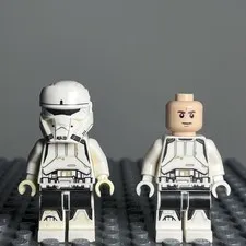 LEGO Star Wars Imperial Hovertank Pilot Minifigure Tank Trooper sw0795 Lot 2x 1N