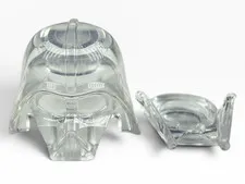 Official LEGO Unreleased Star Wars Darth Vader Trans Clear Monochrome Helmet