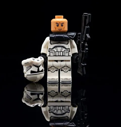 LEGO Star Wars Custom black Clone Trooper Pauldron