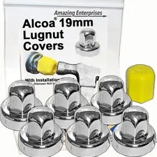 Amazing Enterprises Alcoa Lug Nut Covers Caps 6 Pieces