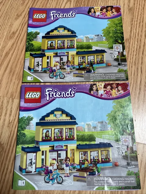Lego friends 41005 HeartLake High school Instruction Booklets  Heartlake city