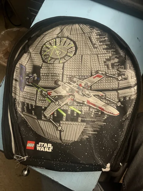 Star Wars Lego Death Star Storage Zip Bin Transforming Toybox Soft Case