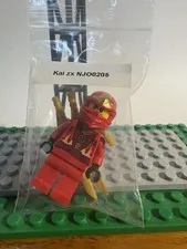 LEGO NINJAGO Kai ZX Minifigure NJO0205 Polybag Plastic Ninja Figure