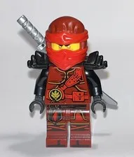 ✅ LEGO Ninjago Minifig njo0277 Kai - The Hands Of Times, Minifigure Fire Ninja!