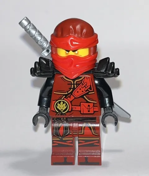 ✅ LEGO Ninjago Minifig njo0277 Kai - The Hands Of Times, Minifigure Fire Ninja!