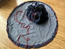 Qty 2 x LEGO Vintage Denim Drawstring Storage Bag 786, 787, 789, 1091, 1129