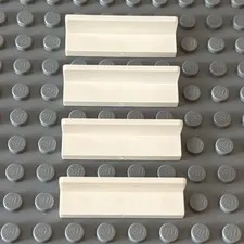 Lego Lot White Panel 1x4 43337 (lot of 4)