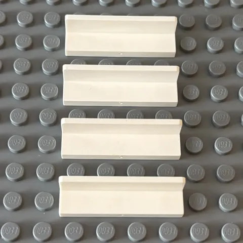 Lego Lot White Panel 1x4 43337 (lot of 4)